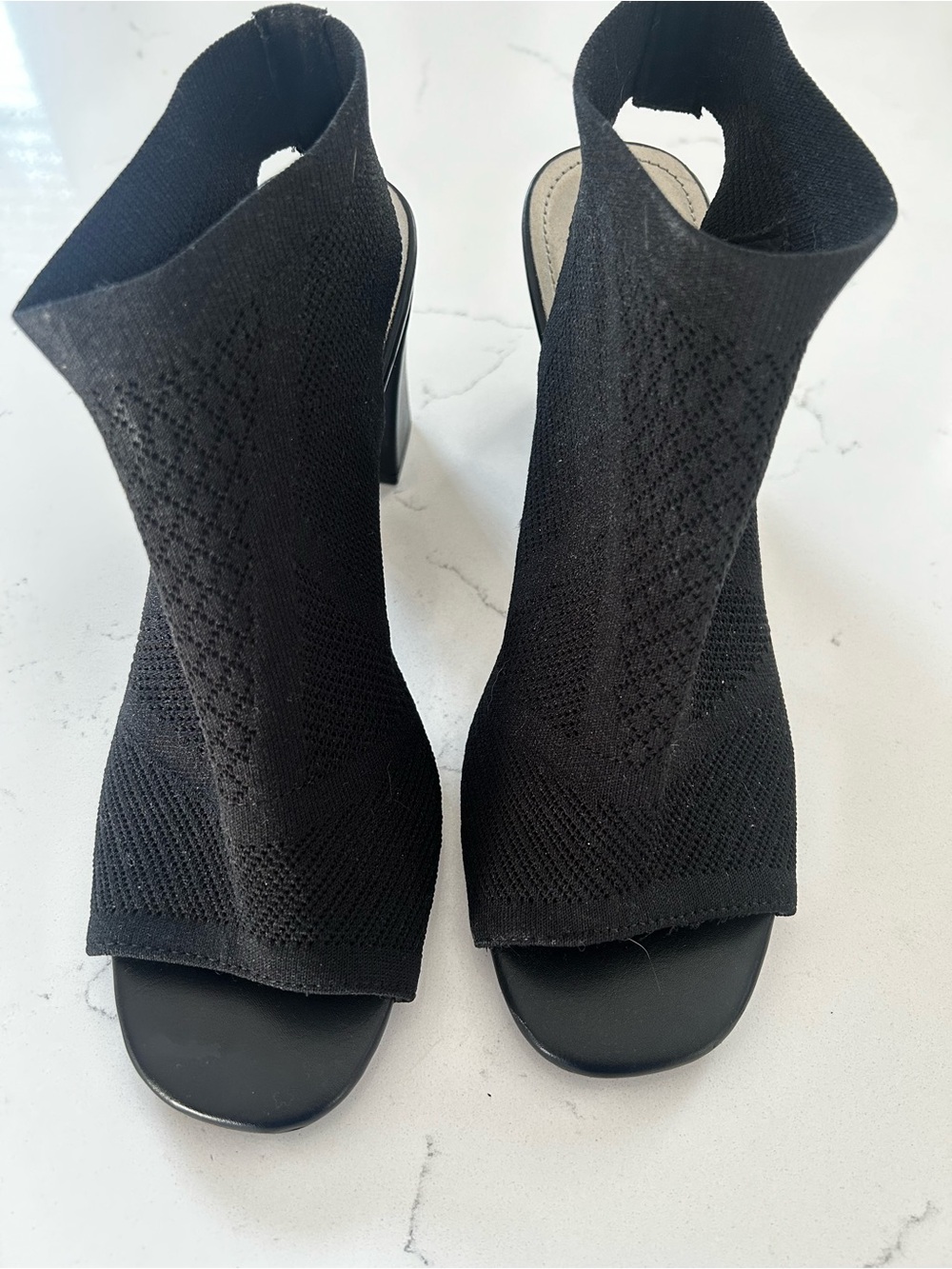 Impo stretchy booties/ heels size 8.5 black